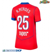 Maglie da calcio Paris Saint-Germain Nuno Mendes #25 Terza Maglia Femminile 2025-26 Manica Corta